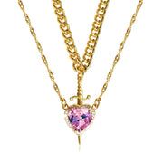 Gold/Rosa Herz