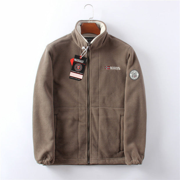 Warme Herrenjacke mit Fleece-Effekt - Eirik