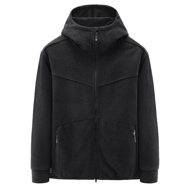 Fleecejacke mit Kapuze für Männer - Nils