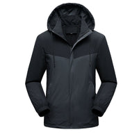 Wasserdichte Herren-Sportjacke mit verstellbarer Kapuze - Damian