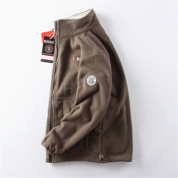 Warme Herrenjacke mit Fleece-Effekt - Eirik