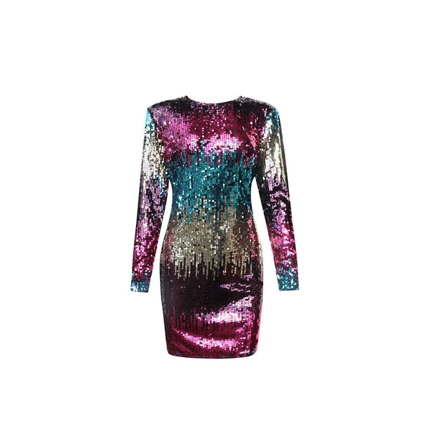Kleid mit Paillettenstruktur für Frauen - Jena