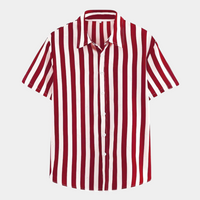 Simon - Stylische gestreifte Herrenbluse