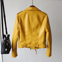 Zeitlose Lederjacke mit vielseitigem Design