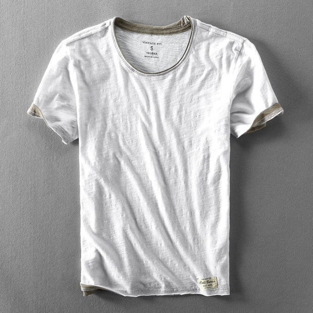 Herren Sommer Rundhals T-Shirt – Lässig