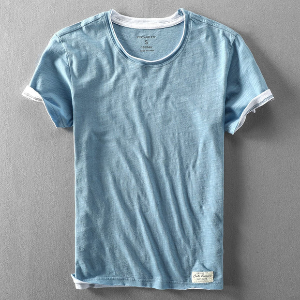 Herren Sommer Rundhals T-Shirt – Lässig