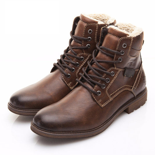 Winterstiefel mit Ledereffekt für Herren - Darsen