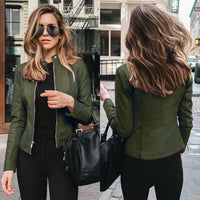 Modische Lederjacke mit zeitloser Optik