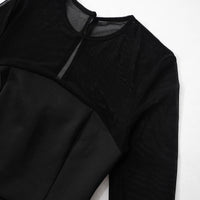 Minikleid mit transparenten Ärmeln - Clara