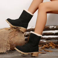 Damenstiefelette mit flauschigem Futter - Lurean