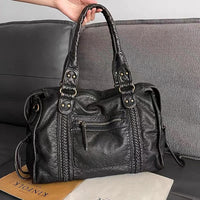 Jeoara - Tote Tasche aus Vintage-Leder