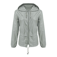 Leichte wasserdichte Jacke mit Kapuze - Elarat