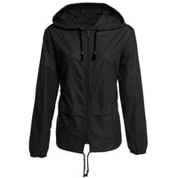 Leichte wasserdichte Jacke mit Kapuze - Elarat