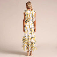 Margaret - ärmelloses Kleid mit Druck
