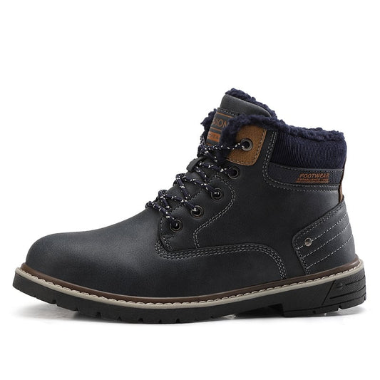 Herren-Winterstiefel mit Thermofutter und robuster Sohle - Karsen