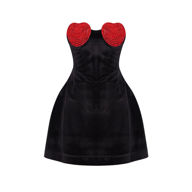 Ariella - Elegantes trägerloses Minikleid