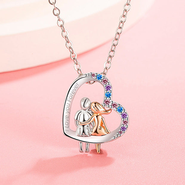 Damenschmuck Halskette symbolisches Herz