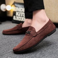 Formelle Herren-Slipper aus Wildleder - Johan