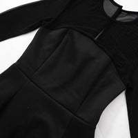 Minikleid mit transparenten Ärmeln - Clara