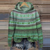 Bernstein - Gemütlicher Vintage-Kapuzenpullover