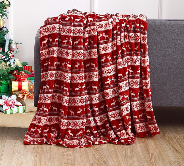 Thermodecke mit Weihnachtsmotiv