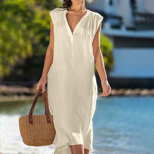 Karolina - Kleid mit V-Ausschnitt