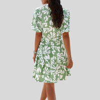 Lillian - Hemdblusenkleid mit abstraktem Druck