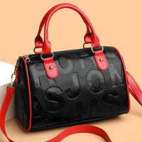Damenhandtasche aus geprägtem Kunstleder - Yanelis