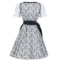 Damen Moderne Blau Oktoberfest Dirndl Kleid - Annemarie