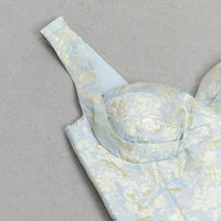 Hilary - Frauen Kleid Blume ärmellos