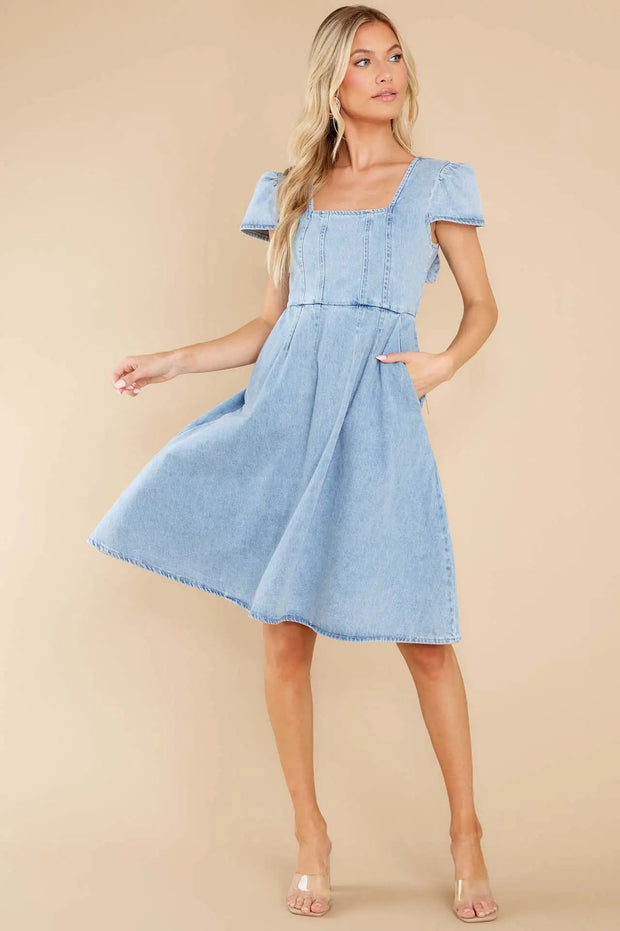 Inés - Denim-Kleid