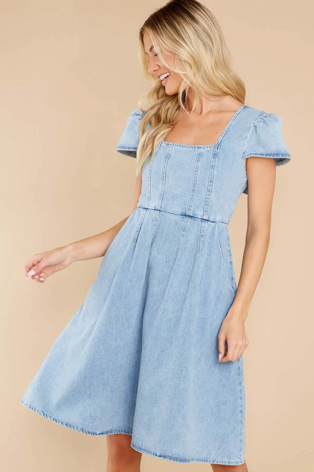 Inés - Denim-Kleid