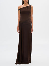 Elena - Langes Mesh-Kleid