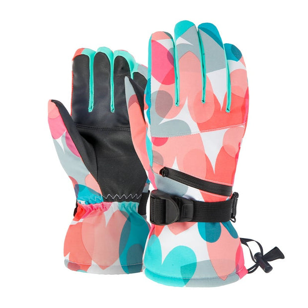 Warme und wasserdichte Unisex-Skihandschuhe