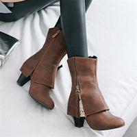 Damen-Stiefeletten im Retro-Stil - Livanne