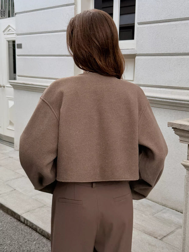 Kurze Damen-Wolljacke - Sabrina
