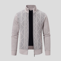 Maxx - Stilvolle gemusterte Strickjacke für Männer