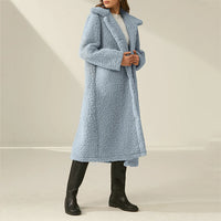 Langer Damenmantel aus Fleece - Ysandre
