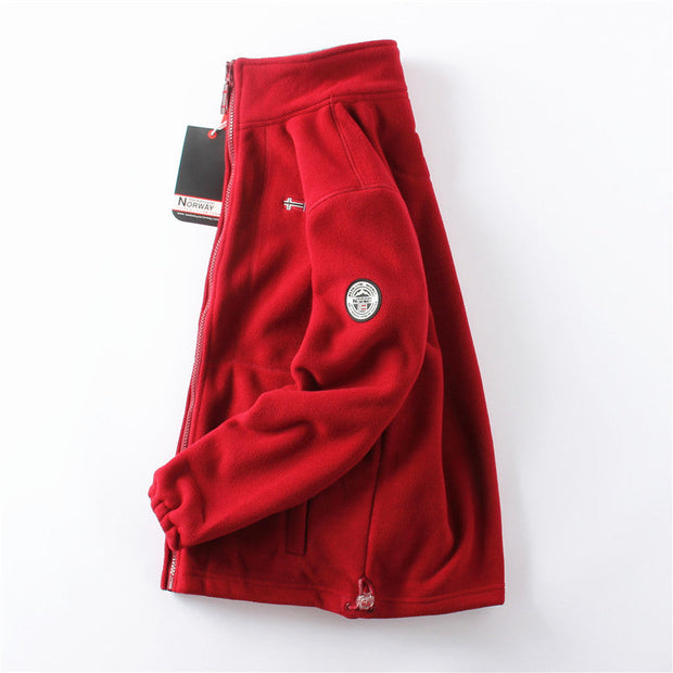 Warme Herrenjacke mit Fleece-Effekt - Eirik