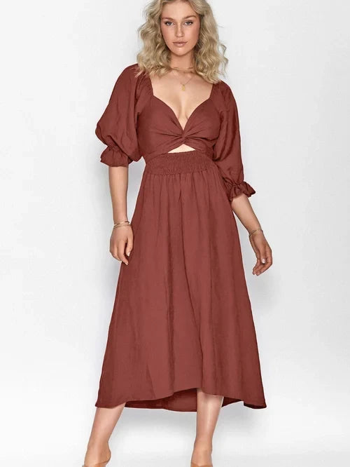 Zoey - Stylisches Laternenkleid