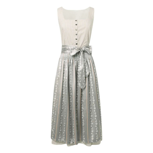 Damen Oktoberfest Dirndl Kleid mit quadratischem Ausschnitt - Margarethe