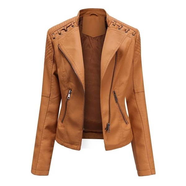 Lederjacke aus gewaschenem Lammleder