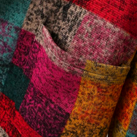 Edith - Bunte warme Strickjacke