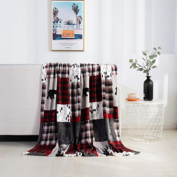 Thermodecke mit Weihnachtsmotiv
