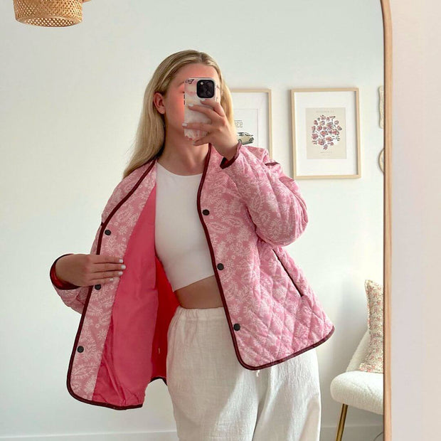 Bella Leichte Jacke mit Blumenmuster