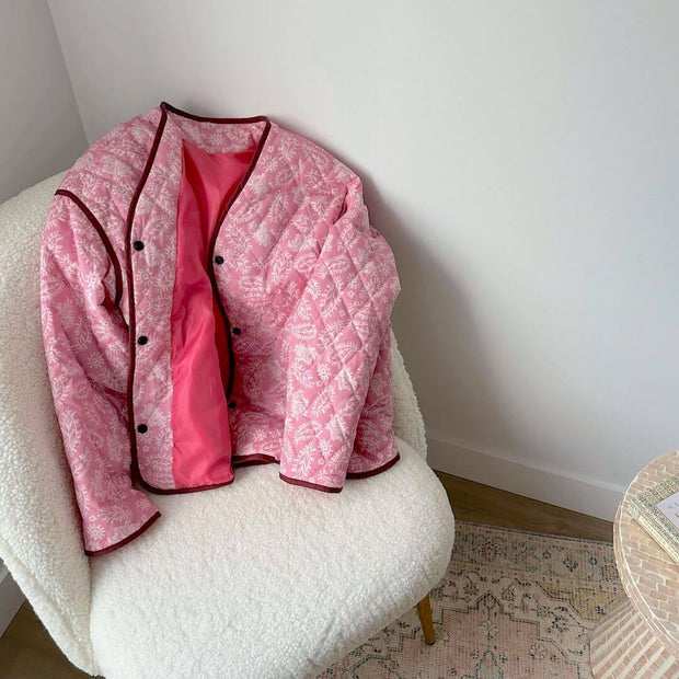 Bella Leichte Jacke mit Blumenmuster