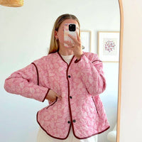 Bella Leichte Jacke mit Blumenmuster
