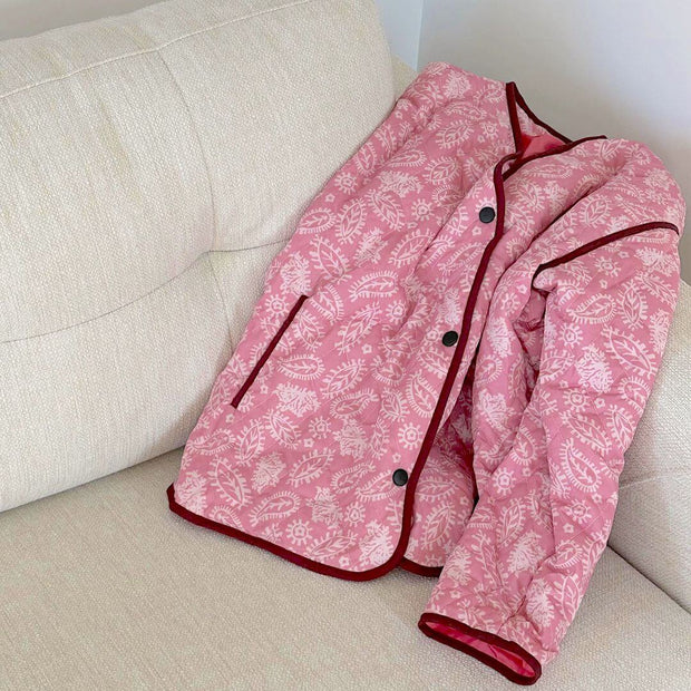 Bella Leichte Jacke mit Blumenmuster
