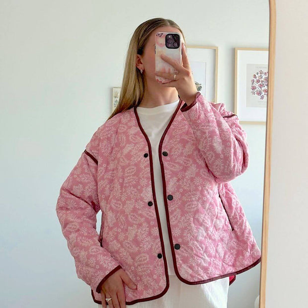 Bella Leichte Jacke mit Blumenmuster