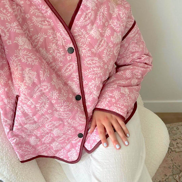 Bella Leichte Jacke mit Blumenmuster